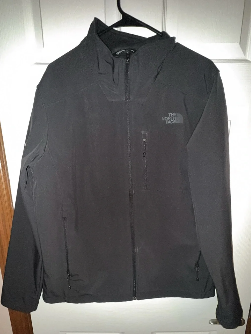 The North Face Black Zip-Up Softshell Jacket